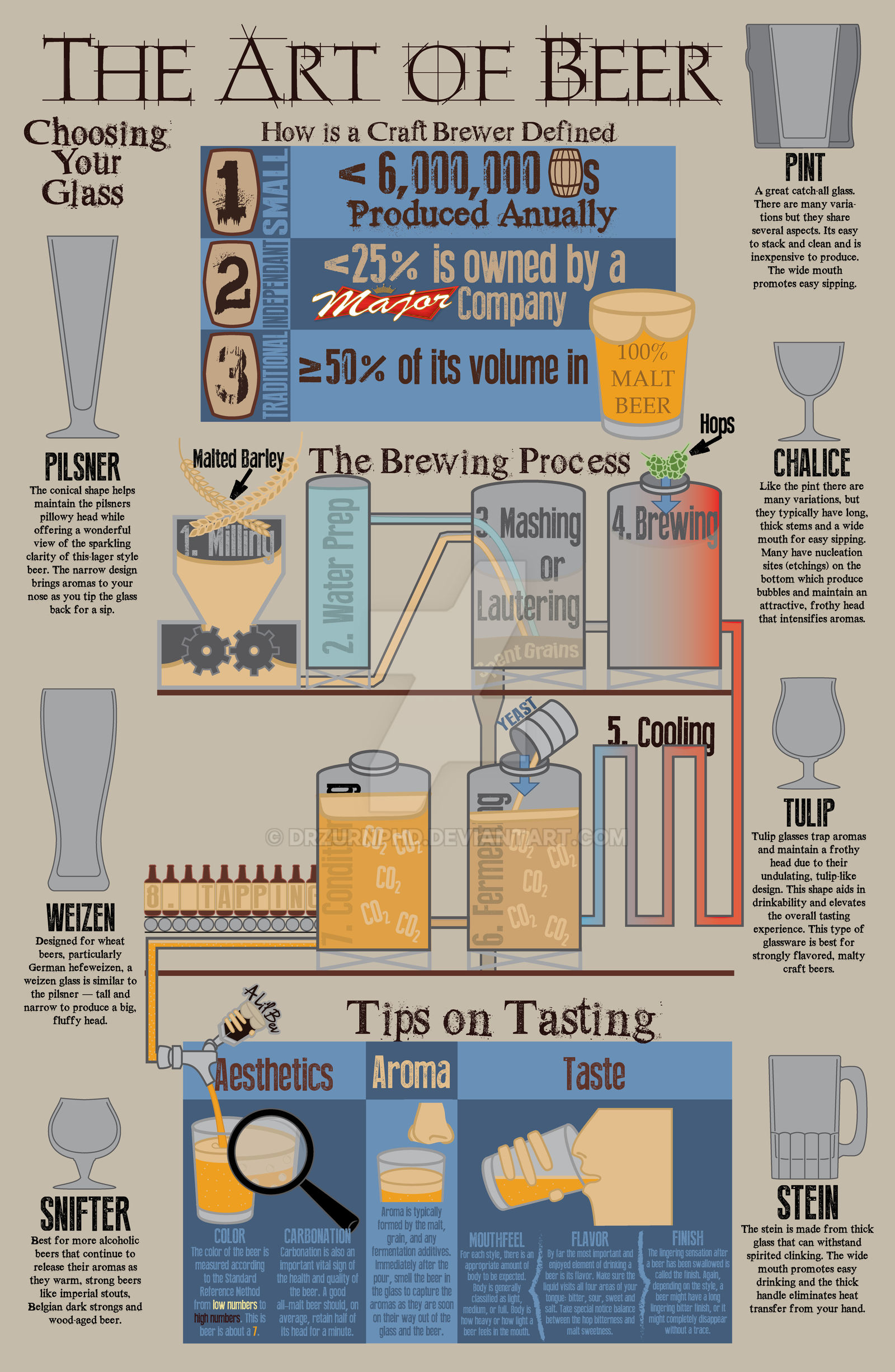 The Art of Beer Infographic
