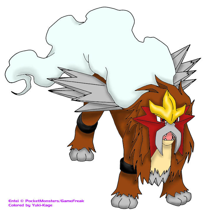 Entei Chef Entei :Colored: by Yuki-Kage on DeviantArt