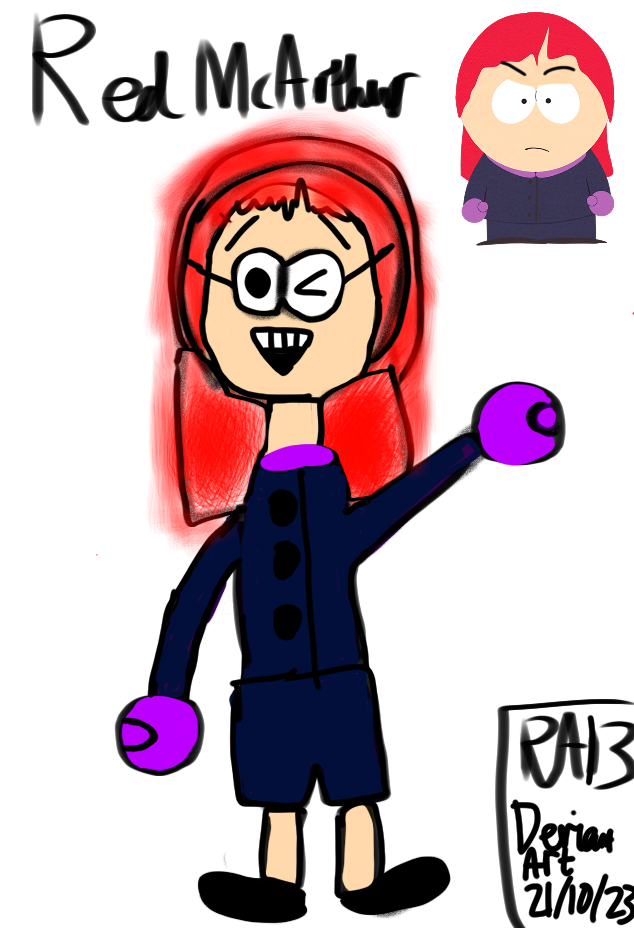 Commission : Red McArthur fanart by RonnieAnne13 on DeviantArt