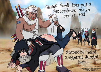 Hachibi teaches Sasuke