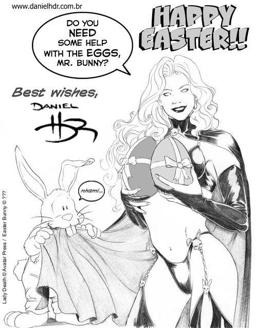 Lady Death + Easter Bunny 2k6