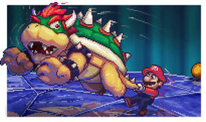 Mario 64 N64 Tribute Pixel Art