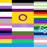 Pride Flags LGBT+ Collage