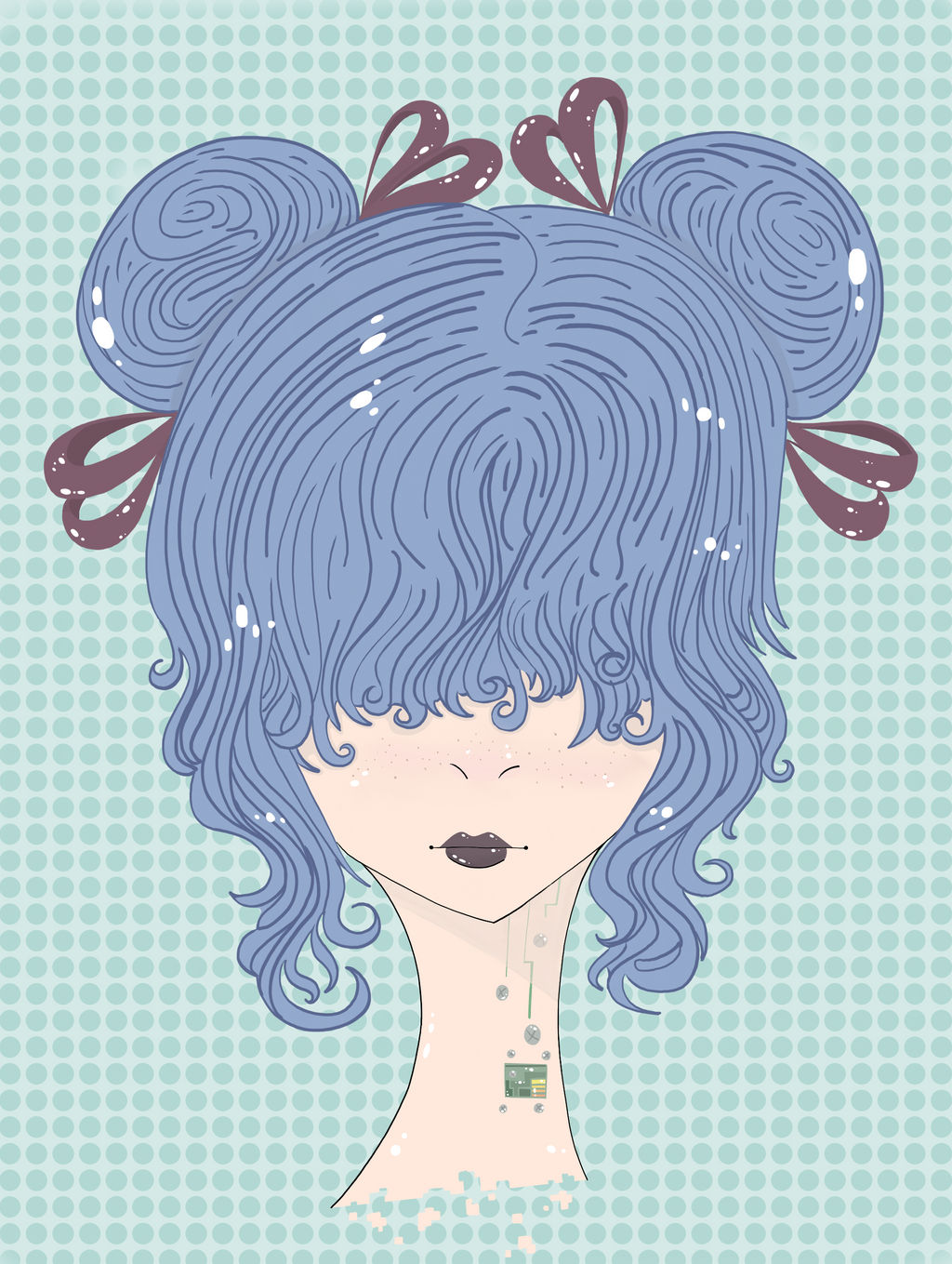 Tech Portrait by Aries-Em on DeviantArt