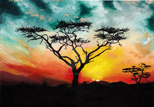 African Sunset by 88Laura88