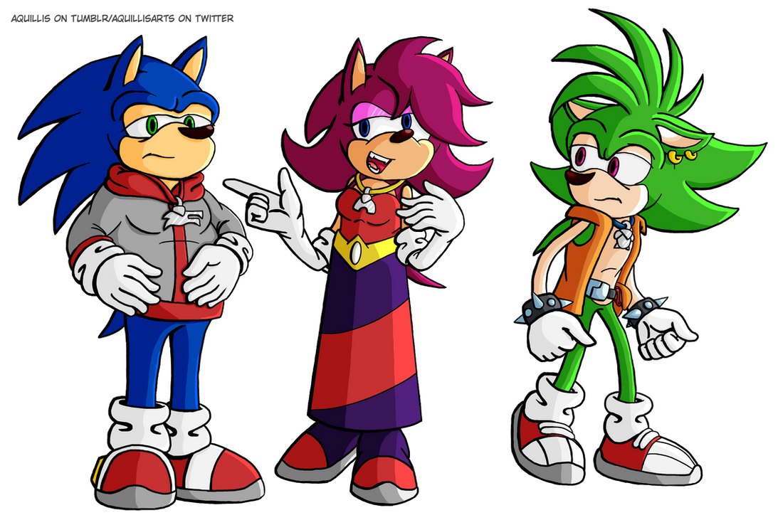 Sonic Sonia and Manic Pack by Aquillis on DeviantArt