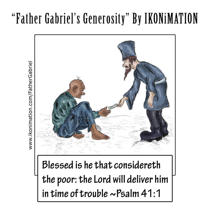 Generosity Comics Father Gabriel's Generosity (Comic Strip) by ikonimation on DeviantArt