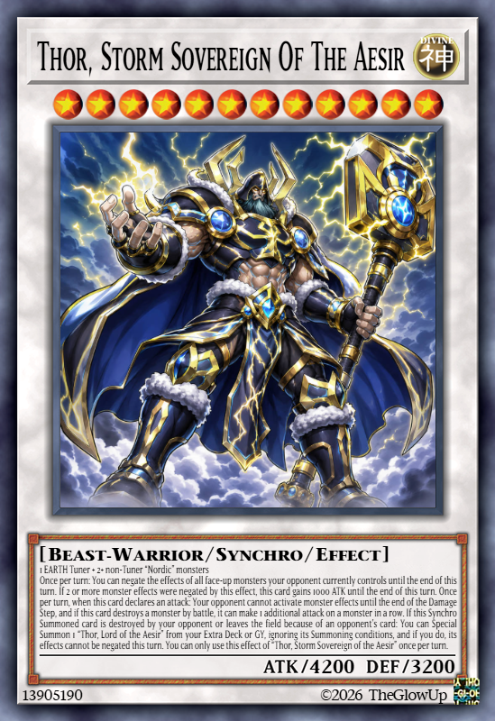 thor yugioh card Thor, Lord of the Aesir | Card Details