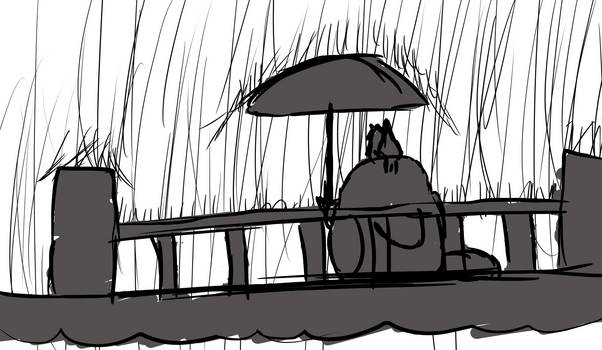 Totoro in a bridge