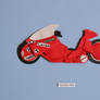 akira - Kaneda's bike papercut