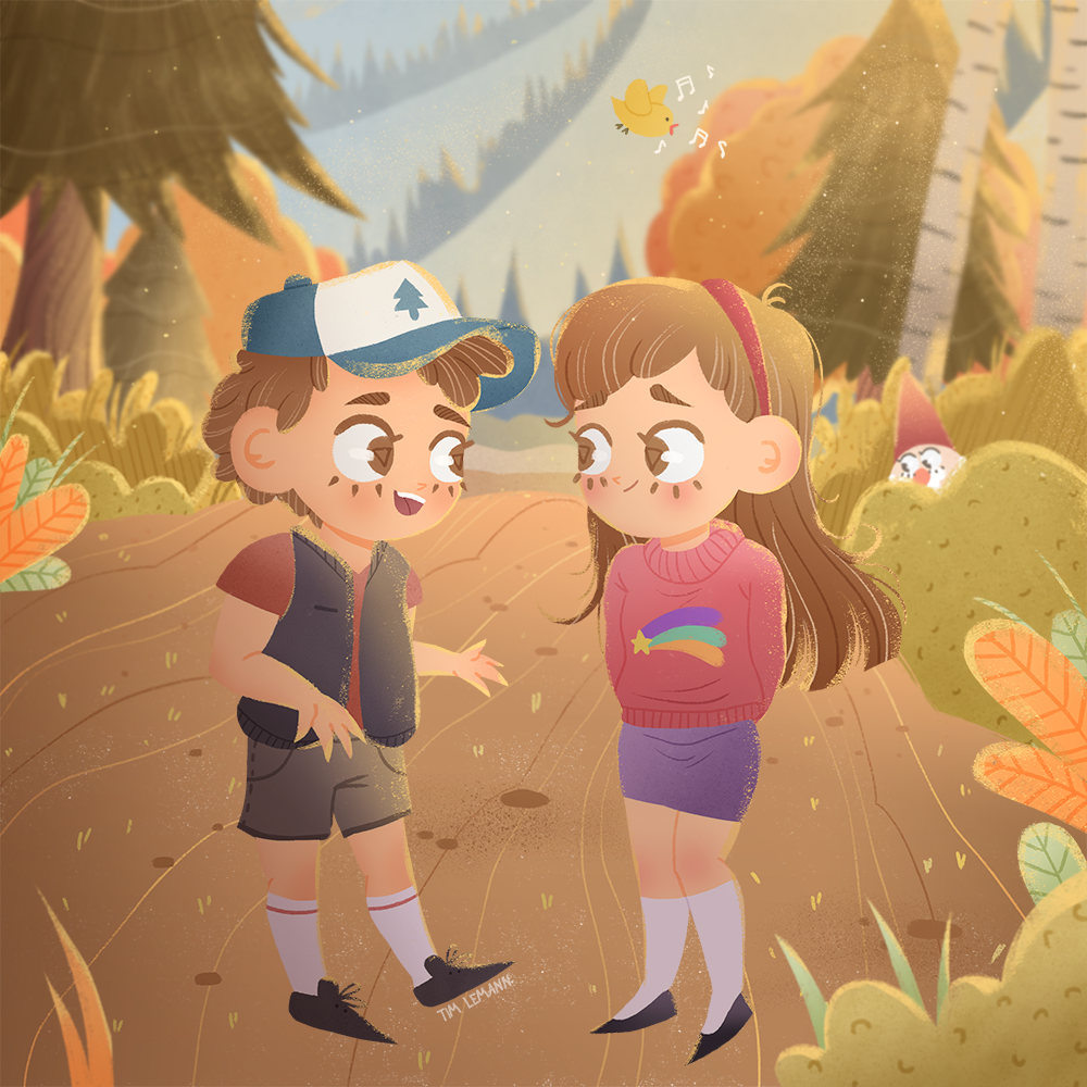 Gravity falls fan art comm