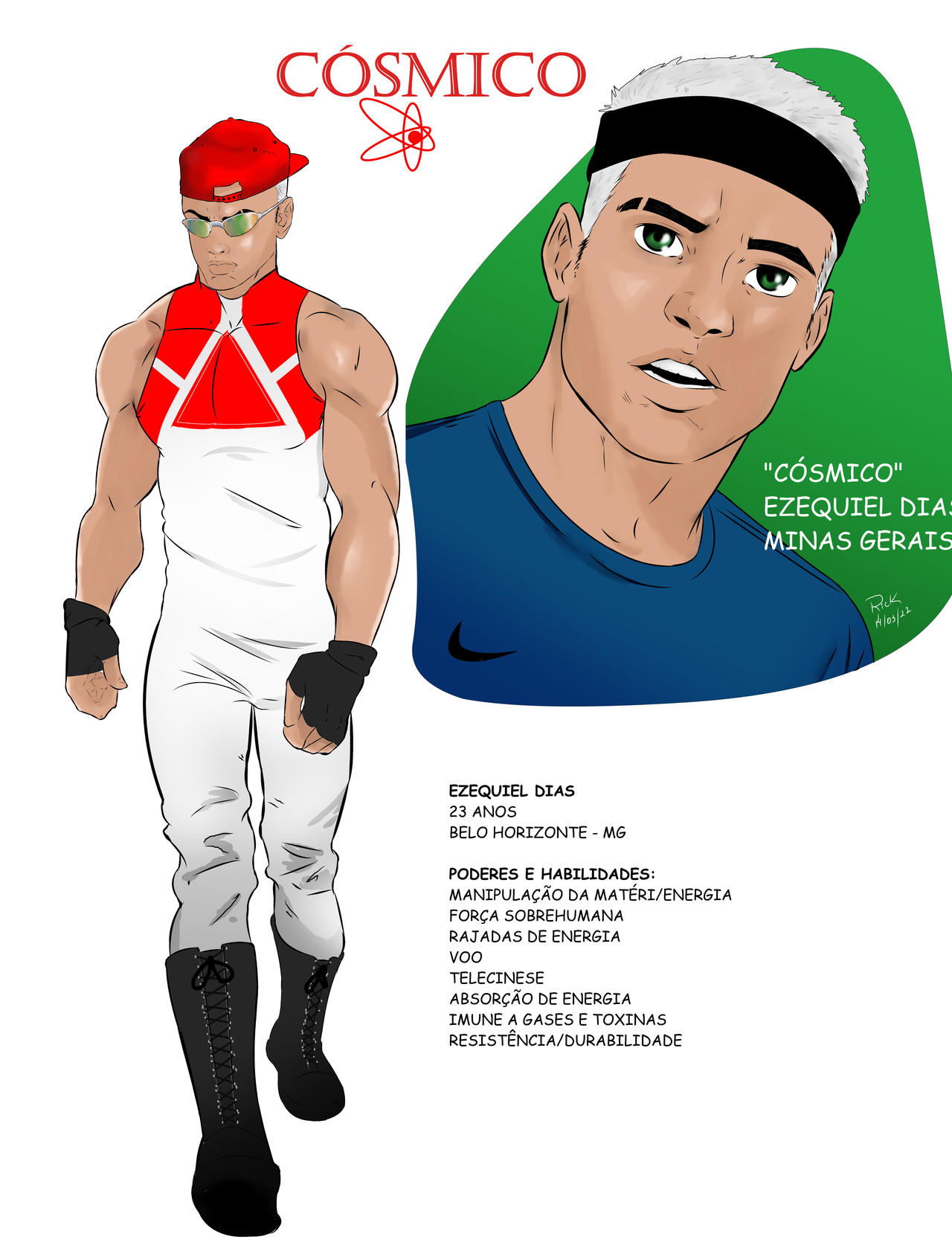 BRAZILIAN COMIC HERO by cartoon-rick on DeviantArt