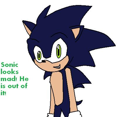 ANGRY Dark Sonic (Fanart by misomin77) : r/SonicTheHedgehog