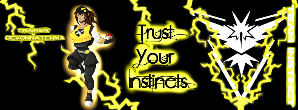 Custom Pokemon Go Team Banner Finished Sample by PrissyBear on DeviantArt