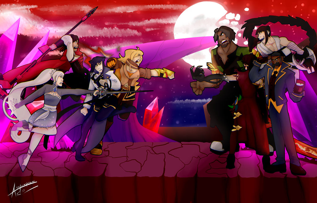 RWBY vs WTCH by ColorInPlatinum on DeviantArt