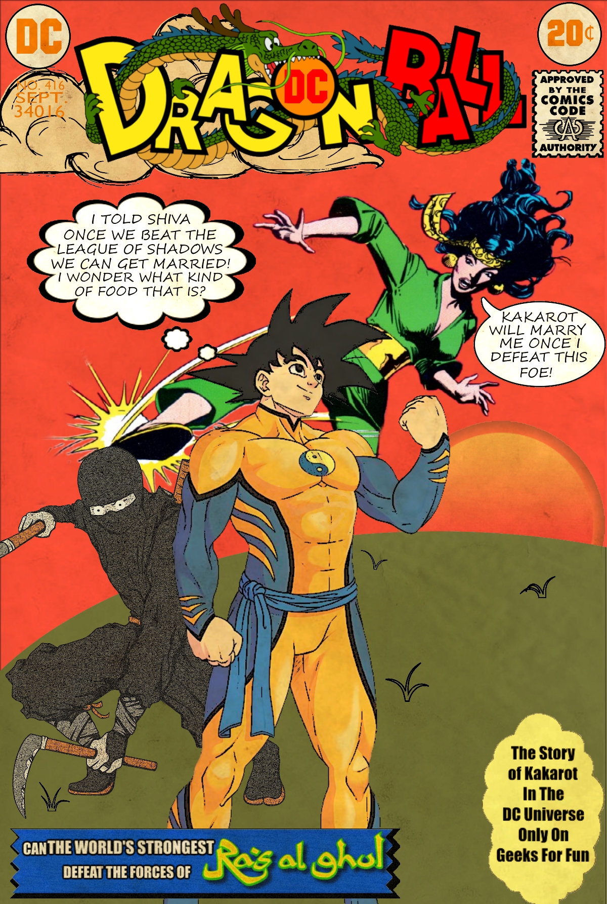 Dragon Ball DC #416 Silver Age Cover by Sydpart2 on DeviantArt Dragon Ball DC #416 Silver Age Cover by Sydpart2 on DeviantArt