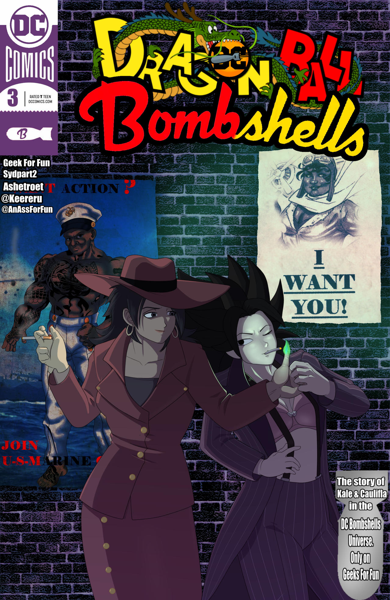 Ds Bombshell Dragon Ball DC Bombshells #3 by Sydpart2 on DeviantArt