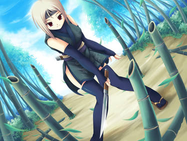 Fuyutsuki Rei +bamboo forest+