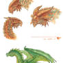 Copper Dragon and Green Dragon