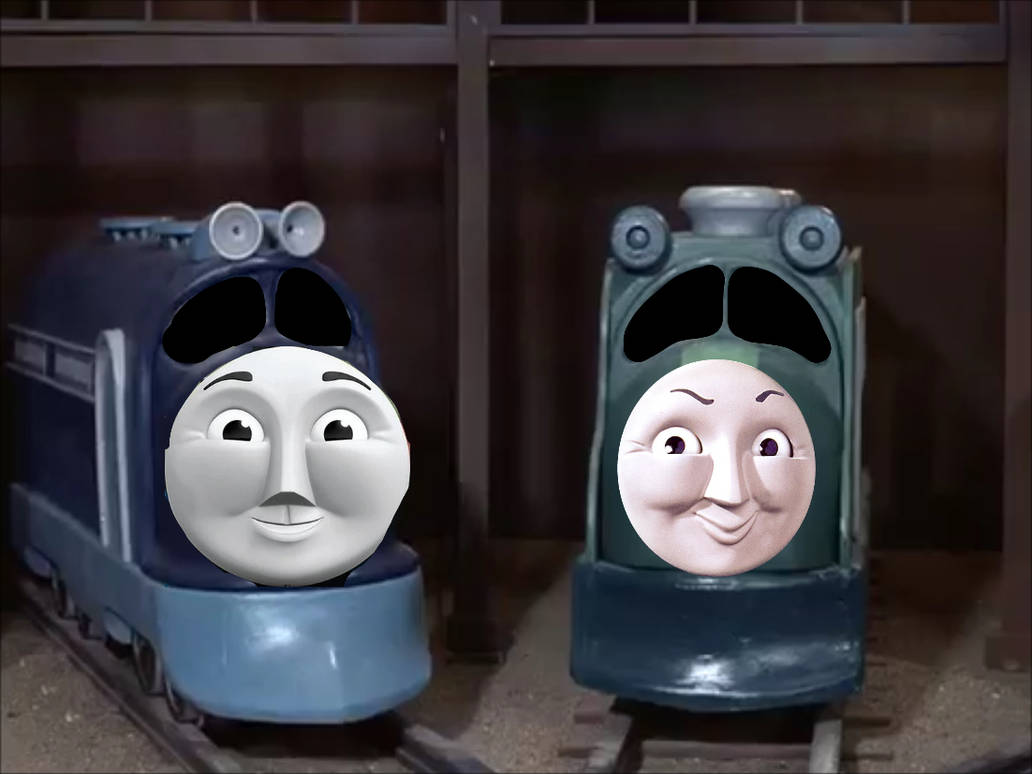 Blue engines and green engines (Thomas style) by AllahdaA on DeviantArt