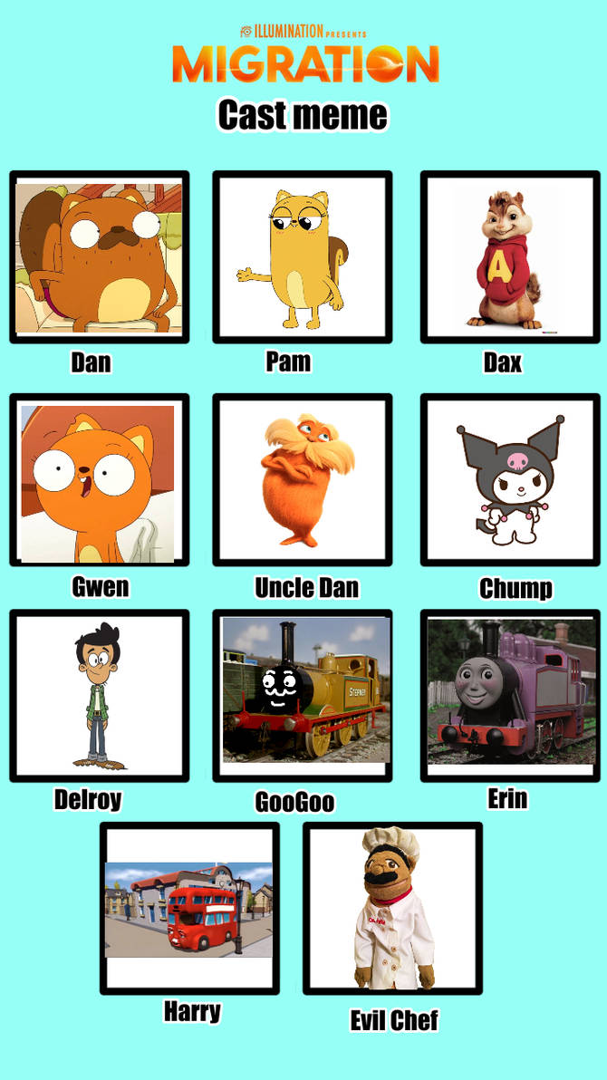 migration (TWDPES2008 style) cast meme by AllahdaA on DeviantArt