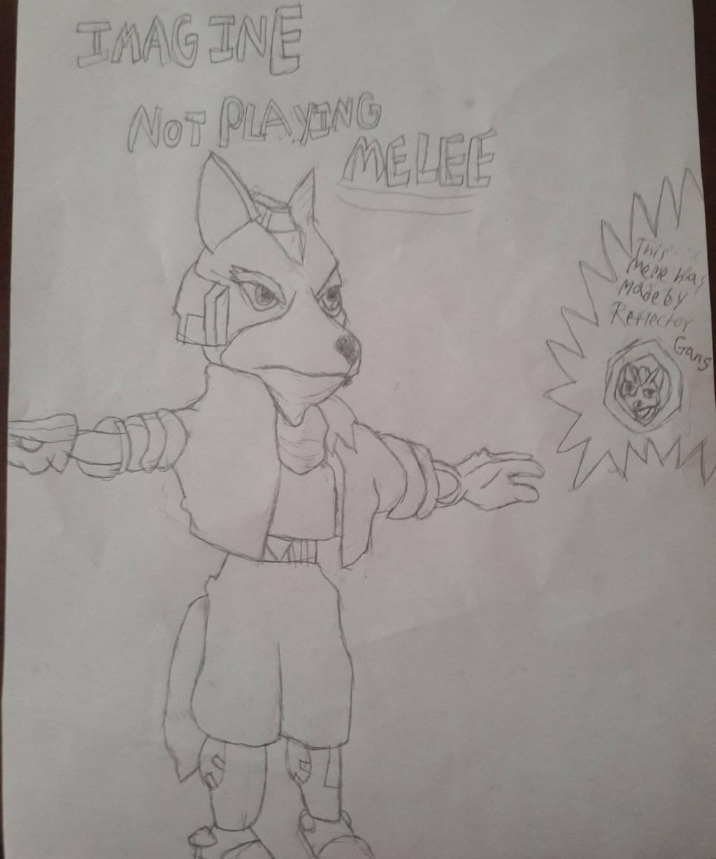 Melee Fox Meme Sketch By Bobjeezorham15 On Deviantart Melee Fox Meme Sketch By Bobjeezorham15 On Deviantart