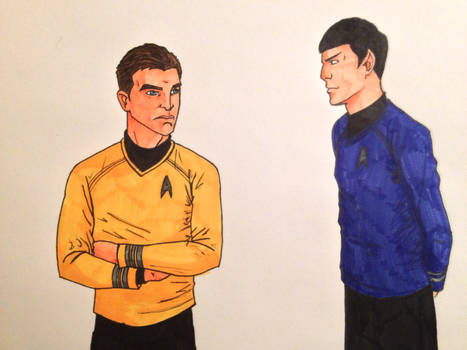 Kirk and Spock