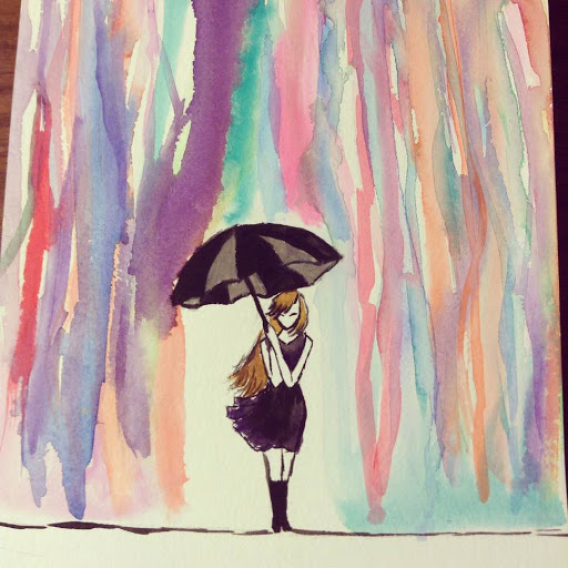 Colored Rain~