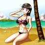 Clara At The Beach