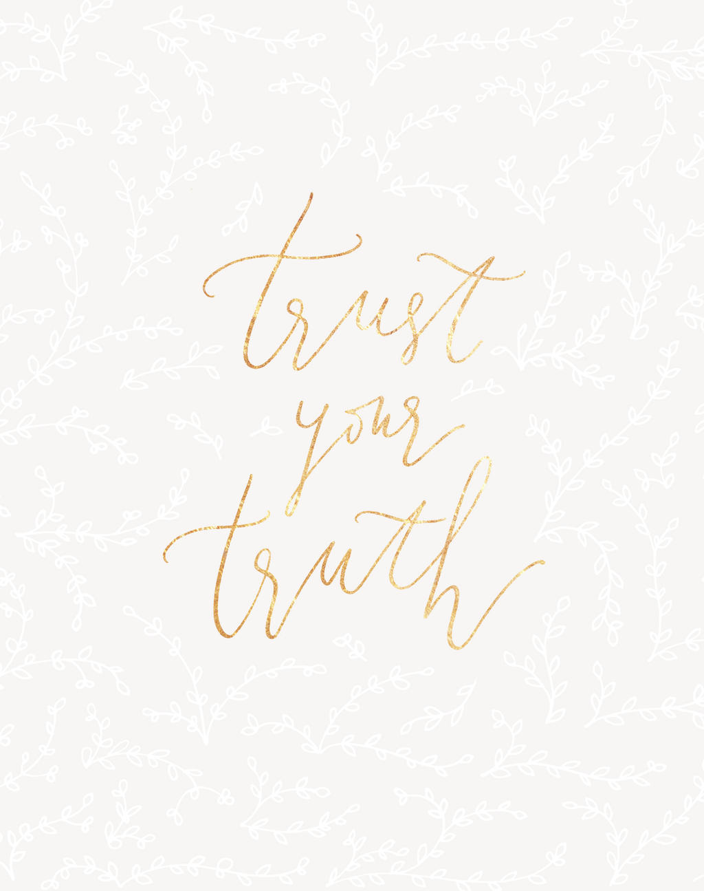 trust your truth iPad