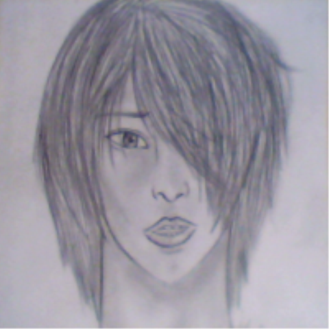 Realistic drawing of my character Xion