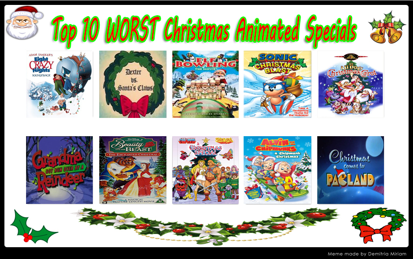 Top 10 WORST Christmas Animated Specials by kouliousis on DeviantArt