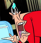 Plastic Man Ridicules Silly Face