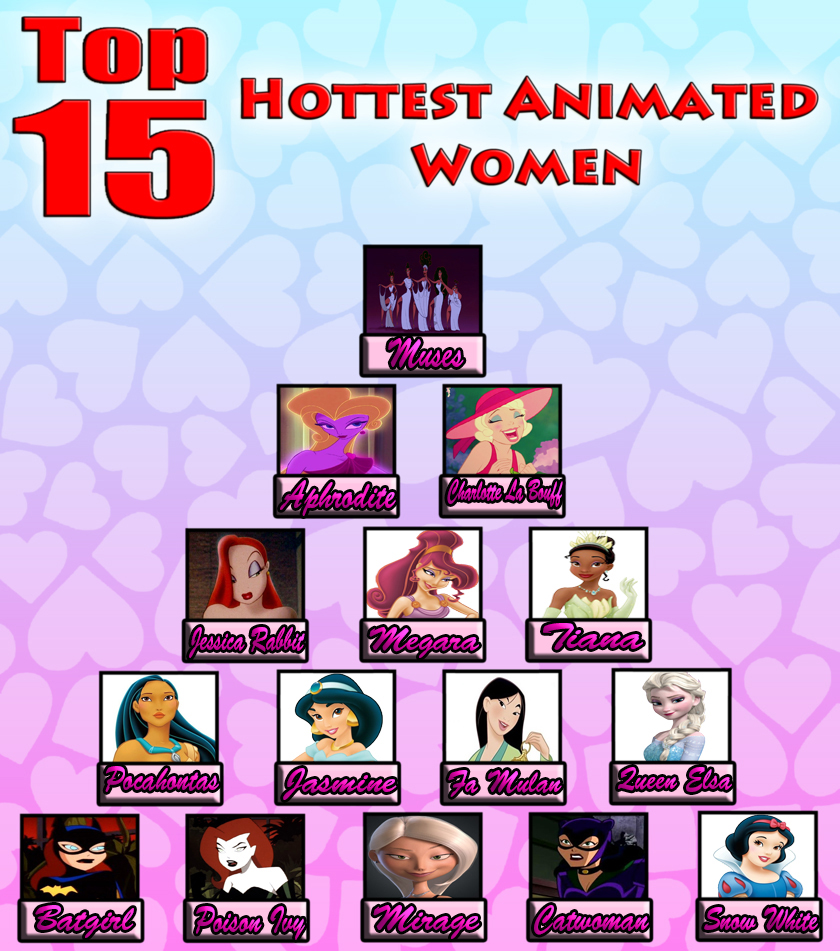 My Top 15 Hottest Animated Women (Version 1) by kouliousis on DeviantArt My Top 15 Hottest Animated Women (Version 1) by kouliousis on DeviantArt
