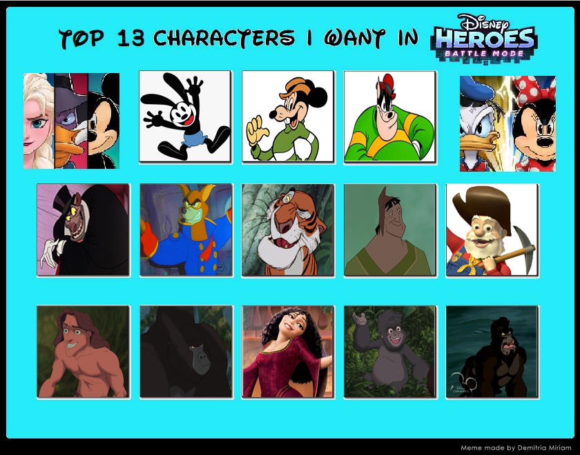 Top 13 Characters I Want in DHBM by kouliousis on DeviantArt