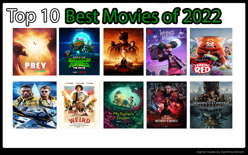 The Ten Best Films of 2022, Features