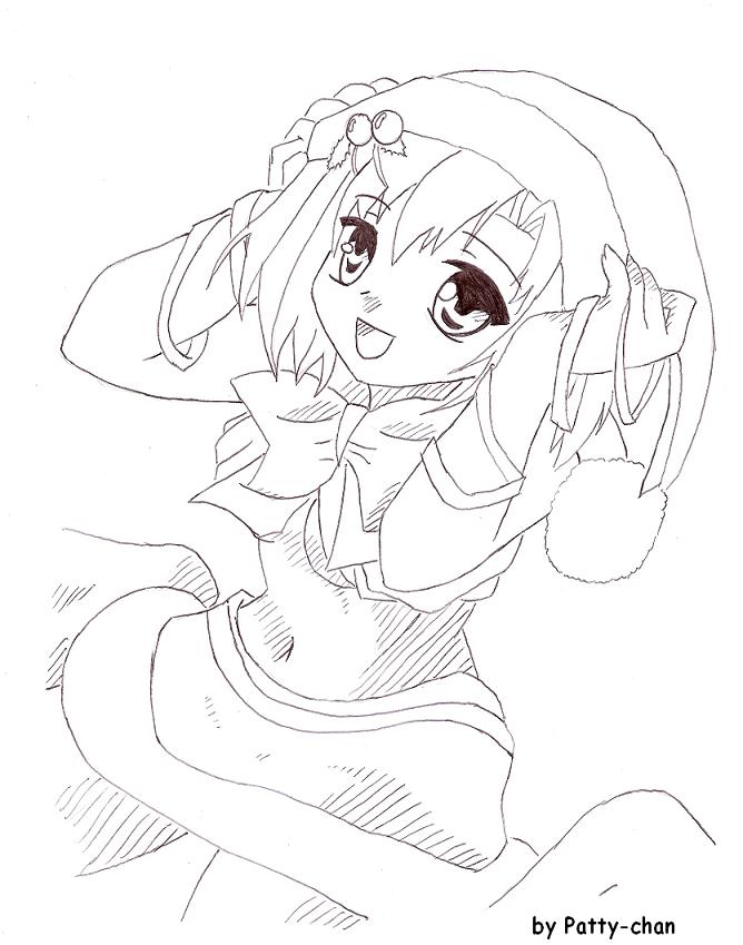 anime christmas girl by patttyy on DeviantArt anime christmas girl by patttyy on DeviantArt