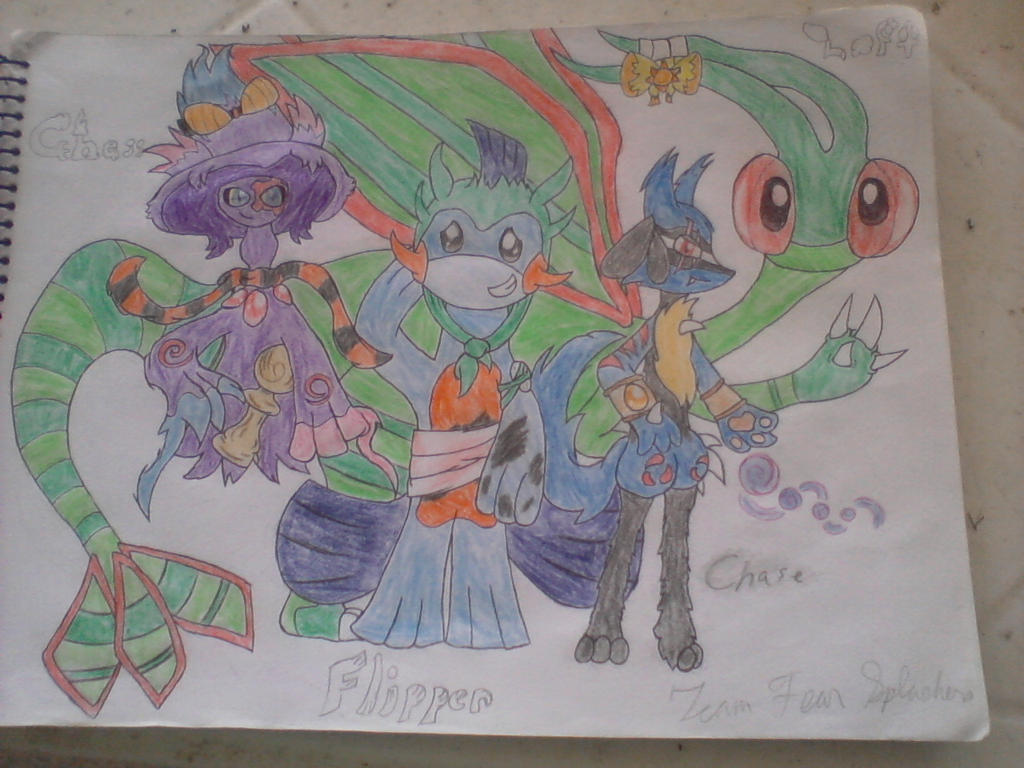 Team Fear Splashers (Filled and Evolved) by Lunar-Imagination on DeviantArt