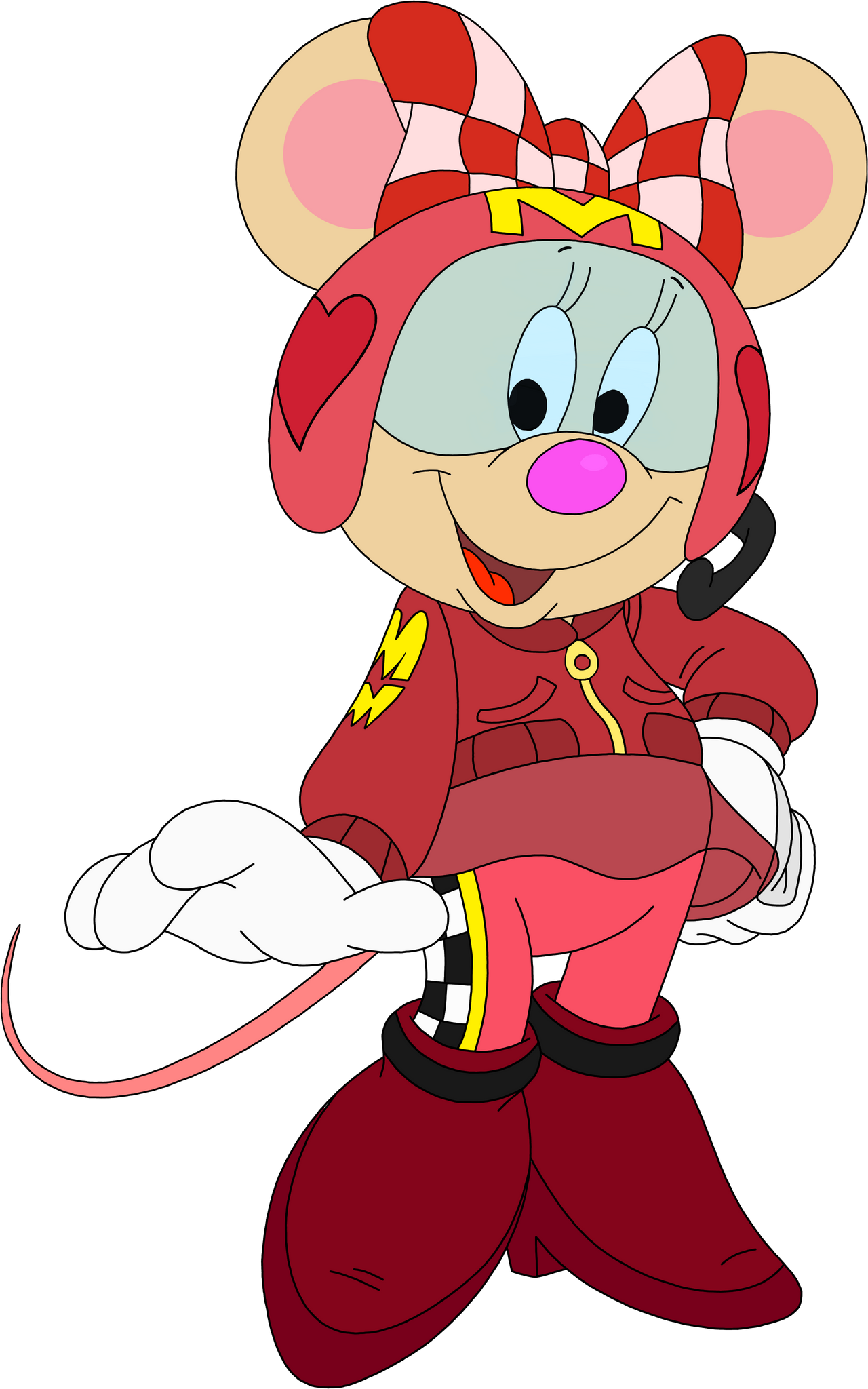 Roadster Racer Minnie Mouse (commission) by GrishamAnimation1 on DeviantArt