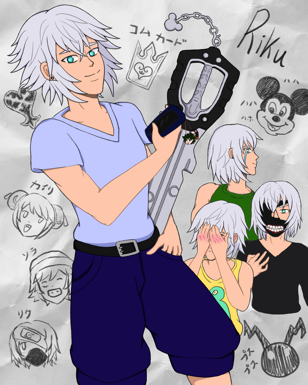 Riku Character Ref Sheet by XxVividSolxX on DeviantArt