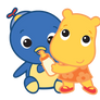 Baby Tasha giving milk to Baby Pablo
