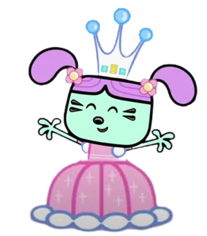 Princess Daizy with a grown princess skirt