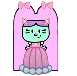 Pink Hair and Skirt Growth Princess Daizy