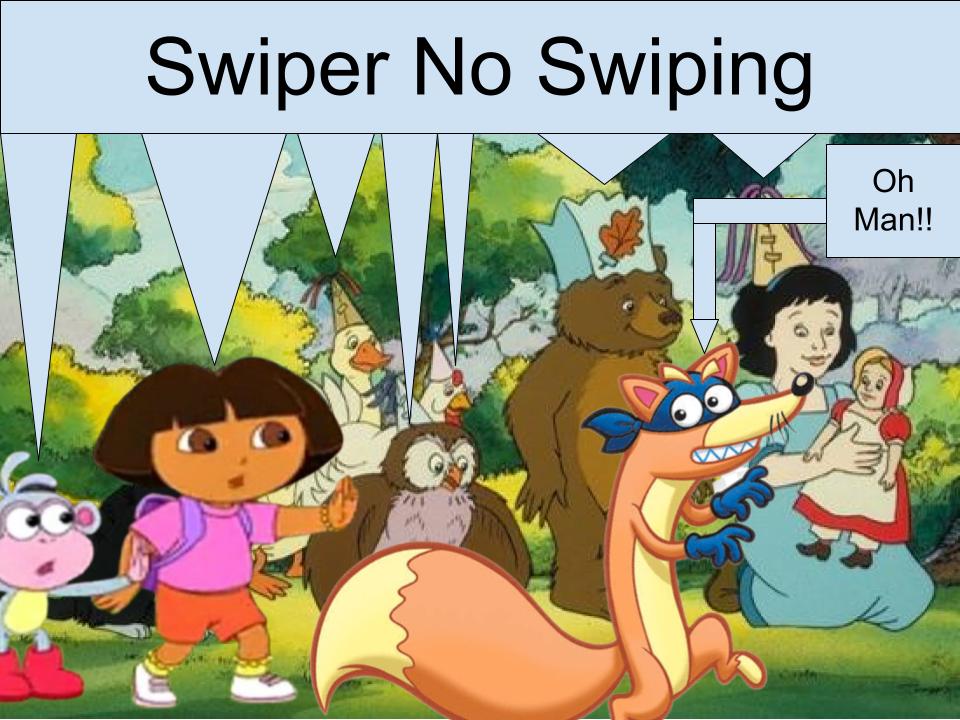 Swiper tries to swipe Lucy by kalebmay14 on DeviantArt