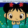 I make Kai Lan's heart feel super happy!