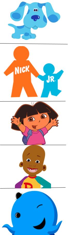Nick Jr. Bookmark by kalebmay14 on DeviantArt