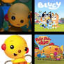 Rolie Polie Olie hates Bluey and likes his show