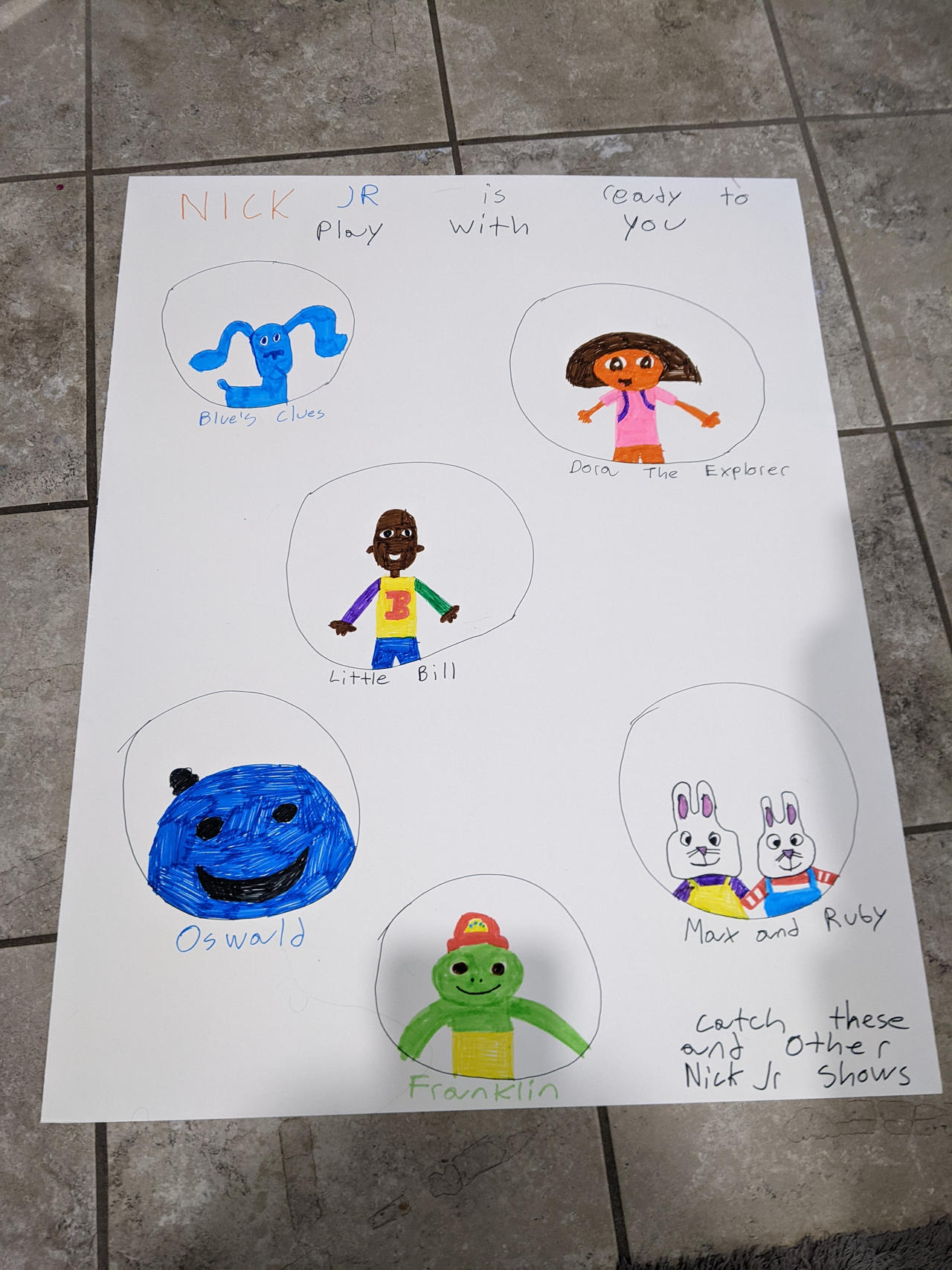 A Nick Jr poster I made by kalebmay14 on DeviantArt