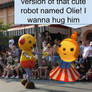Pollie's Reaction to seeing a real life Olie