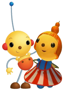 Olie and Pollie fall in love animation